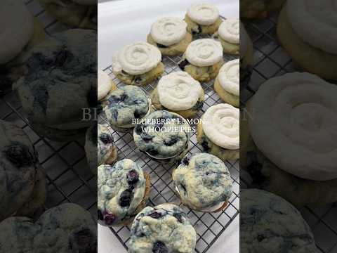 New recipe on www.colbytroy.com 🫐 Blueberry Lemon Whoopie Pies