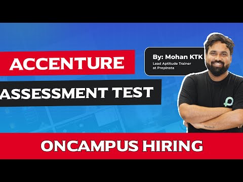 Accenture Assessment Test | Cognitive Assessment Test Questions and Answers 2023-2024