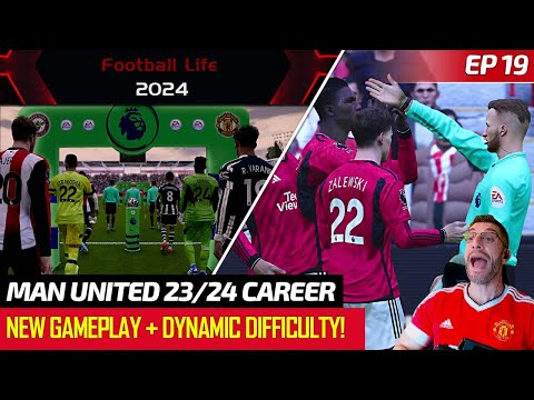 [TTB] MAN UNITED CAREER EP19 - NEW GAMEPLAY MOD + DYNAMIC DIFFICULTY! - AI SMARTER THAN EVER?!