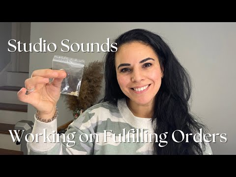 Studio Sounds: Working on Fulfilling Jewelry Orders