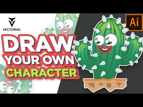 How to draw Character in ADobe Illustrator