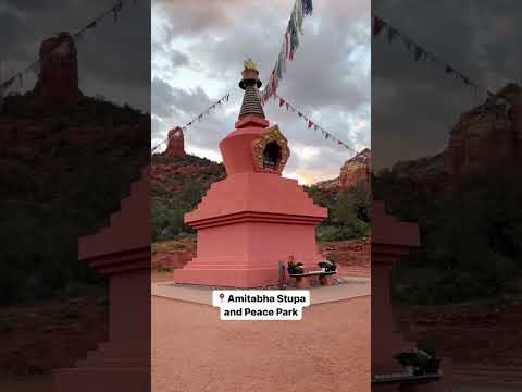 Add the Amitabha Stupa to your Sedona Itinerary! #visitsedona #visitarizona #sedona #arizona #stupa