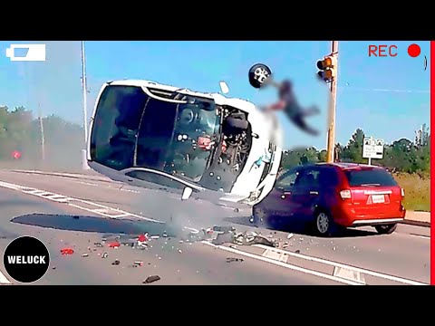 Tragic Moments! 55 Shocking Idiots In Cars Got Instant Karma | USA & Canada Only