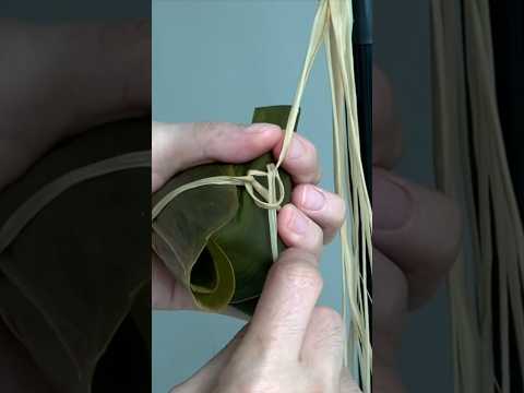 How to Wrap a Chinese Glutinous Rice Dumpling (zongzi)