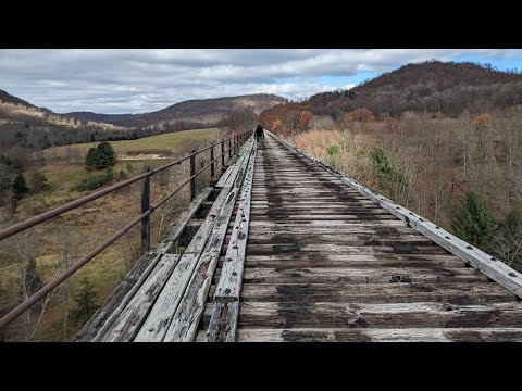 Walking Across the Abandoned East Branch Viaduct - Former Pittsburg & Shawmut Line -Feat. @nzardoin