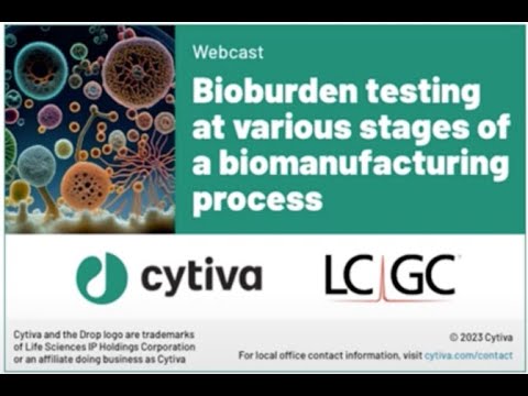 Bioburden testing at various stages of a biomanufacturing process