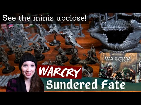 Warcry Minis Assembled! Sundered Fate with NEW Seraphon & Slaves to Darkness