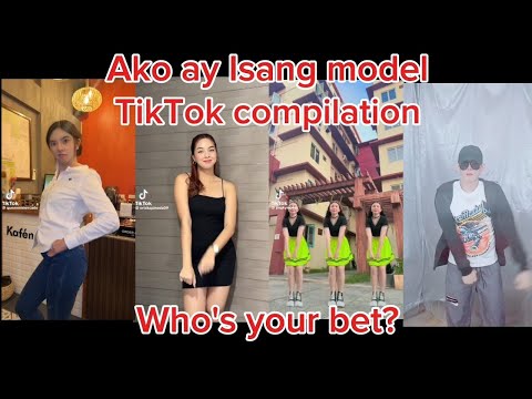 Ako ay Isang model dance trend - TikTok compilation video 2024