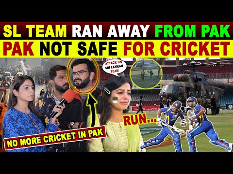 SRI LANKA🇱🇰TEAM RAN AWAY FROM PAKISTAN | PAK NOT SAFE FOR CRICKET | PAK CRYING REACTIONS