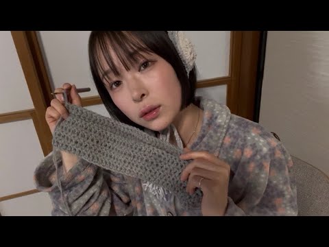 【ASMR】編み物する🧶/作業用動画