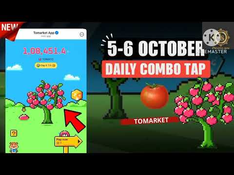 Tomarket Airdrop Combo 5 October | Tomarket Daily Combo Today | Tomarket Secret Combo Today