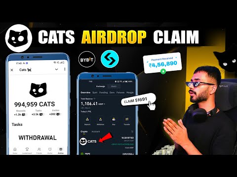 CLAIM CATS AIRDROP || Sell Cats Coins || Cats Airdrop Withdraw || OG PASS Ton Transaction