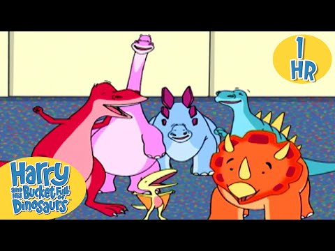 Best Dino Family Moments | Cartoons for Kids | Harry and His Bucket Full of Dinosaurs