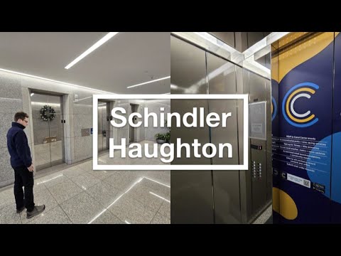 EPIC Schindler Haughton traction elevators at 66 Canal Center in Alexandria VA