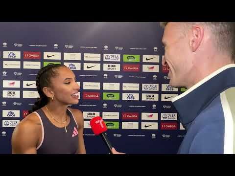 LAVIAI NIELSEN BREAKS 50 SECONDS FOR 400M | London Diamond League 2024