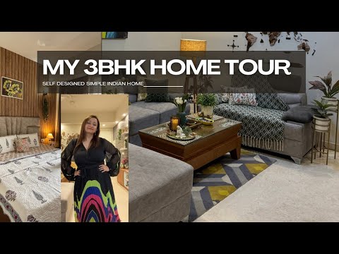 My 3BHK Indian Home Tour ❤️ Simple Indian self Designed Home