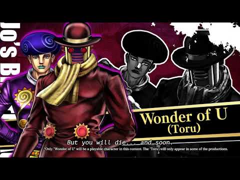 JoJos Bizarre Adventure All-Star Battle R  Wonder of U Reveal