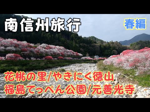 【男2人旅】春の南信州を満喫！飯田市・阿智村・豊丘村・下條村・阿南町・平谷村