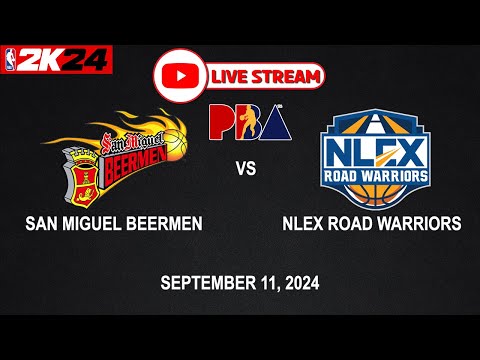 LIVE NOW! SAN MIGUEL BEERMEN vs NLEX ROAD WARRIORS | PBA SEASON 49 | September 11, 2024 | CPU vs CPU