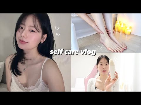 관리 브이로그🎀: 풋 케어🦶🏻, 매끈한 발 만드는 방법, 10년 만에 중단발 레이어드 컷💇🏻‍♀️, 모공 속까지 닦아주는 클렌징 기기with쥬베라