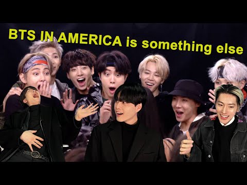 |SUB| Koreans React To Bts In America is something else