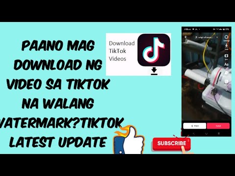 Paano mag download ng video sa tiktok na walang watermark latest update #no watermrk #tiktokvideo