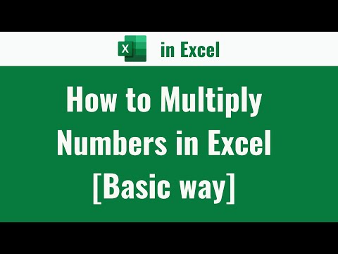 How to Multiply Numbers in Excel [Basic way]