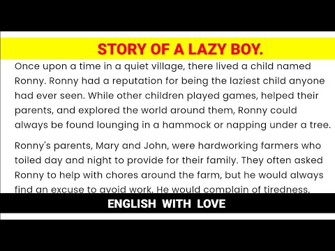 Learn english through short story with subtitles | Story listening and reading.