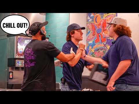 Fake Plumber Prank at Taco Bell!