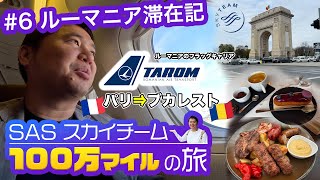 タロム航空で行く東欧ルーマニア1泊2日旅行記【スカンジナビア航空（SAS）100万マイル獲得の旅】