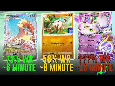 BEST DECKS TO GET 45 WINS FAST & HAVE A GOOD WINRATE ! POKEMON POCKET