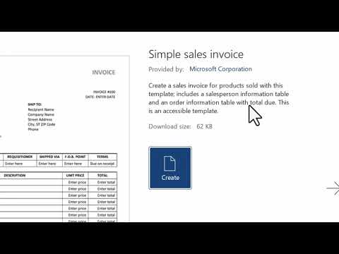 How To Make Editable Invoice Template in Word