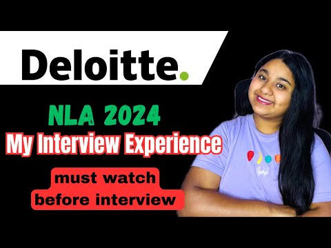 Deloitte interview 2024 | NLA interview questions | Deloitte interview experience