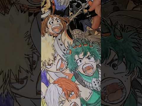 My Hero Academia #youtubehighfive #fanart #shorts