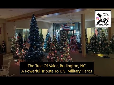 The Tree Of Valor, A Powerful Tribute To The United States Military, Burlington NC