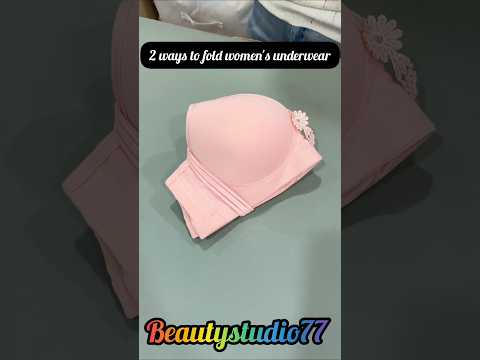 2 Simple Folding Tricks for Women’s Underwear #shorts