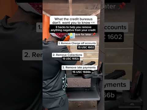 3 Hacks to help you remove negative items from your credit report 📌