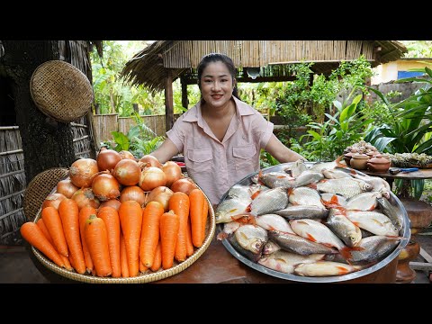 '' Freshwater fish recipes '' Yummy Red tail fish cooking by Mommy chef - Amazing cooking video