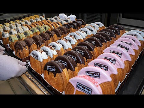 A dessert loved by French royalty! 144-layer pastry cream croissant / korean street food