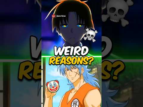 5 Anime Characters Who Fight For WEIRD Reasons in Anime 😳? || #shorts #anime