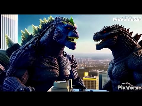 【AI実験動画】ゴジラ全作品タイトルから映像を生成する #40『ゴジラxコング 新たなる帝国　Godzilla x Kong: The New Empire』