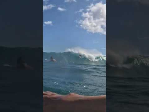 Shacked at Diamond Head #bodyboarders #surfers #hawaiisurf #bodyboarders #barrel #tube #sponging #dh