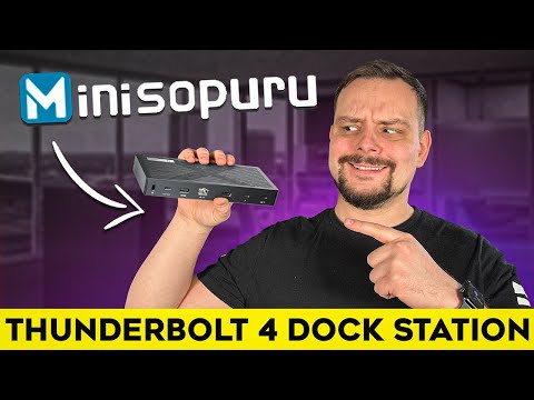 Minisopuru Thunderbolt 4 Docking Station Review 2024 | For Dual Display