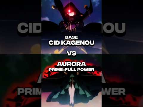 Cid Kagenou (Base) vs Aurora (Prime/Full Power) | The Eminence of Shadow