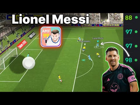 Lionel Messi 99 Rated Free RWF Gameplay Review in efootball 2025 | efootball 2024 Mobile