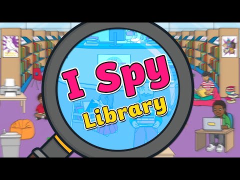 I Spy at the Library | Interactive Game for Kids | Twinkl kids tv