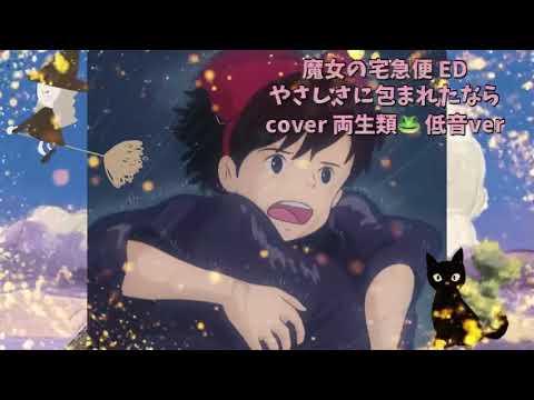 やさしさに包まれたなら cover 両生類🐸 低音ver ジブリ 魔女の宅急便 ED 松任谷由実 #ghibli