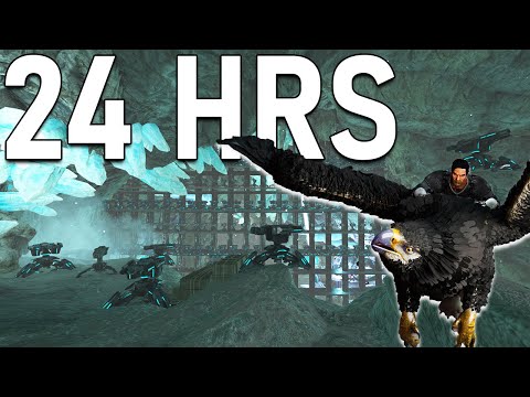 I Spent 24 Hours On A Fibercraft in Ark... | Ark PvP