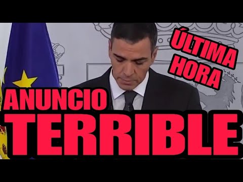 🔴NOTICIA URGENTE🔴PEDRO SÁNCHEZ COMPARECE y ANUNCIA LO PEOR /  La Dana de Valencia, Marlaska y Mazón.