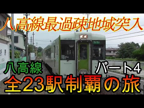 【全駅制覇シリーズ】八高線の全23駅制覇を目指してみた　パート4(鉄道旅行)